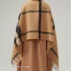 Cross-border scarf wholesale e-commerce live-streaming supply chain, classic British-style checkered long scarves Application Scenario